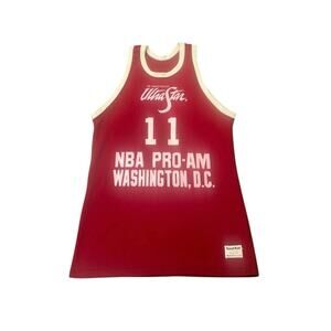 Vintage Ultra Star NBA Pro-Am Washington D.C. #11 Jersey by Sand Knit